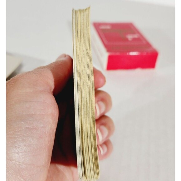 Cadaco Tripoley Deck of Playing Cards Replacement Parts Pieces Vtg Red - Picture 3 of 5